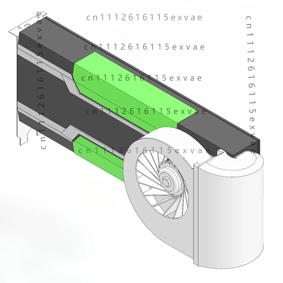 Universal Active Cooler for NVIDIA for Tesla K80/K20/K40 Graphics Cards Default Mini 4P Connector