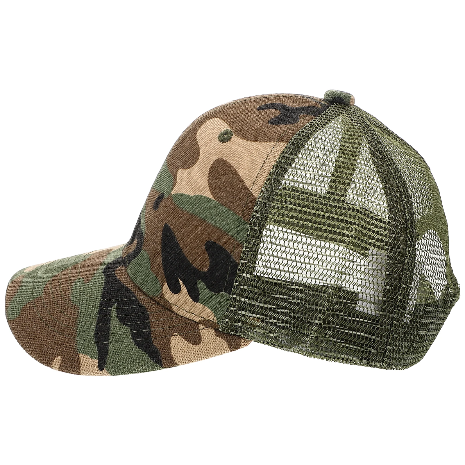 

1pc Children Sun Hat Camouflage Mesh Cap Kids Outdoor Hiking Baseball Hats Boys Girls Quick Drying Sun Protection