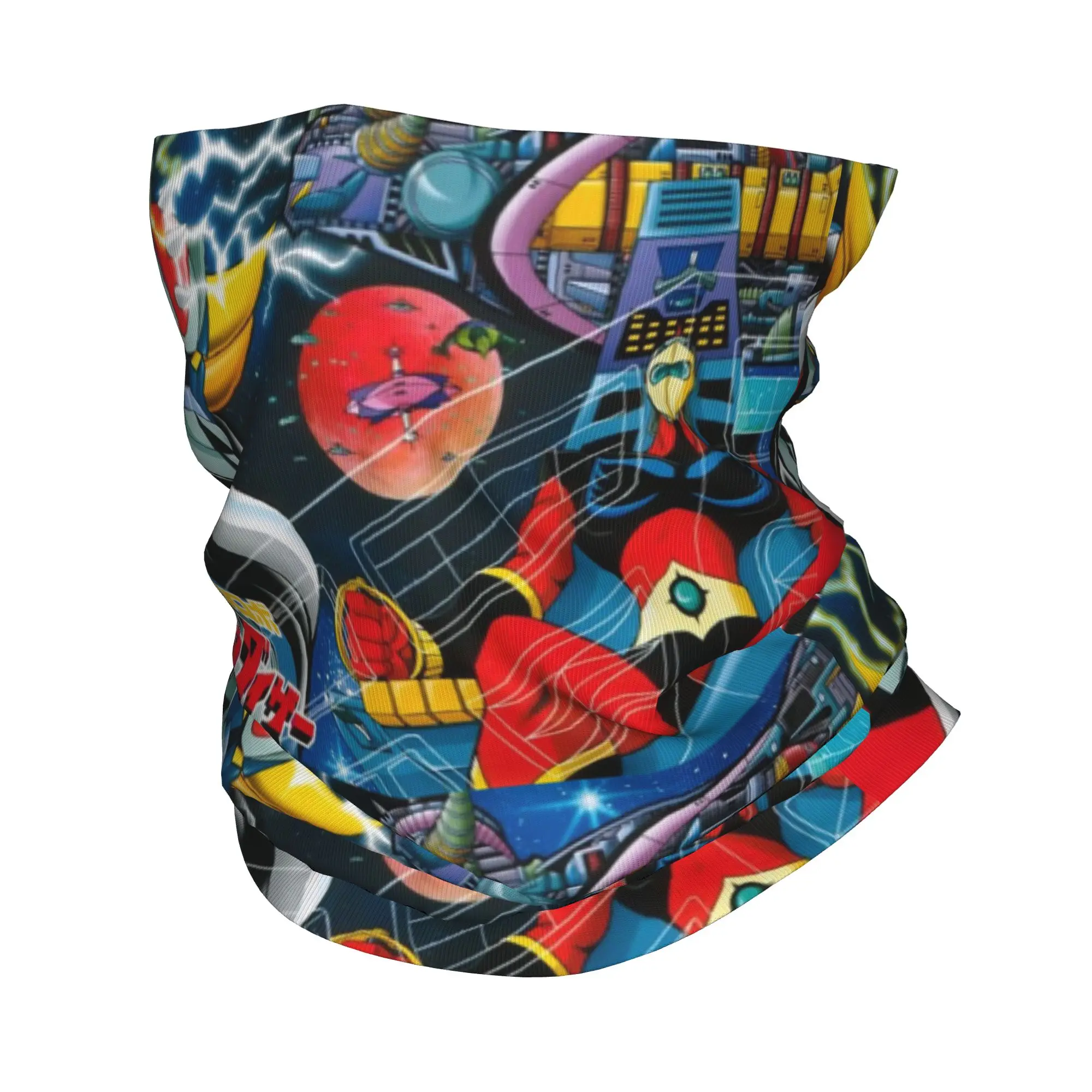 Custom G-Grendizeres  Winter Headband Neck Warmer Women Men Hiking Camping Tube Scarf  Face Bandana Gaiter