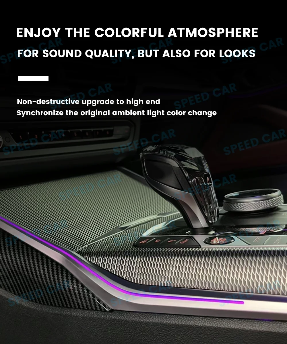 11 Color Center Console Saddle Light for BMW New 3/4 Series G20 G22 M3 M4 - Interior Ambient Lighting Upgrade