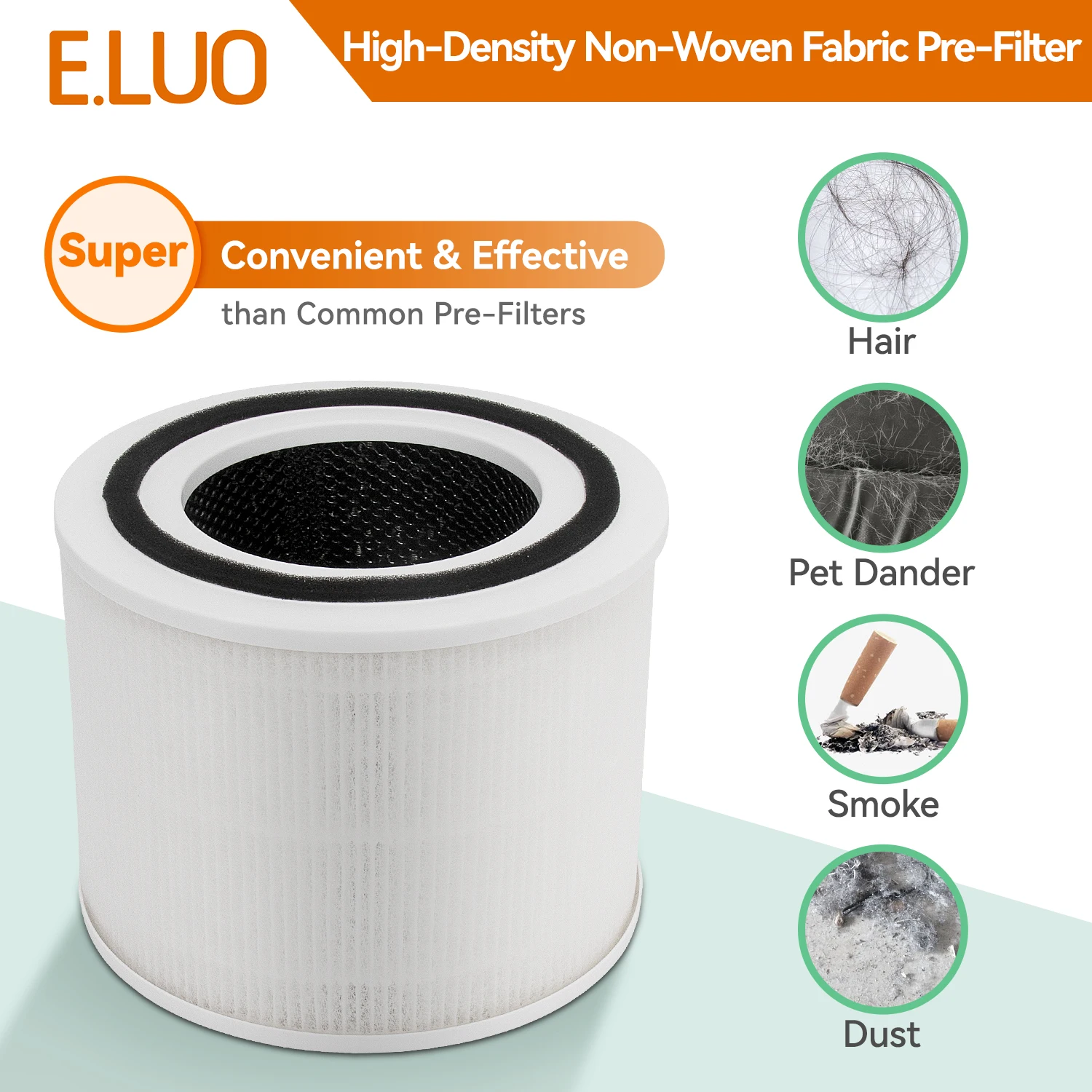 Per Core P350-RF Filtro al carbone Vero filtro di ricambio HEPA Purificatore d\'aria per Levoit P350 Pet Care Purificatore d\'aria, Odore 3 in 1