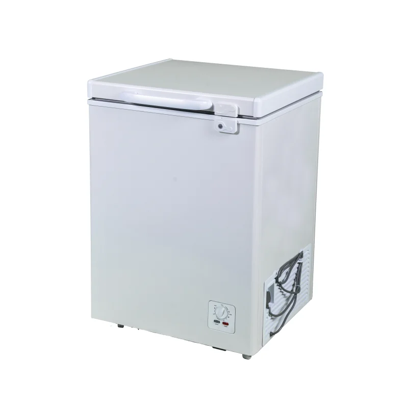 Hot Selling Electric Ice Cream Tricycle Solar Bike Hand Push Cart 158 Litres Solar Freezer for Outdoor & Hotel Use