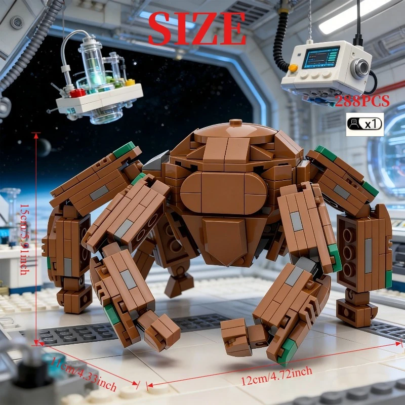 

Movable Sci-Fi Mecha Building Blocks Articulated Mechanical Robot Model Kit Posable Brick Toy for Teens & Adults, Holiday Gift