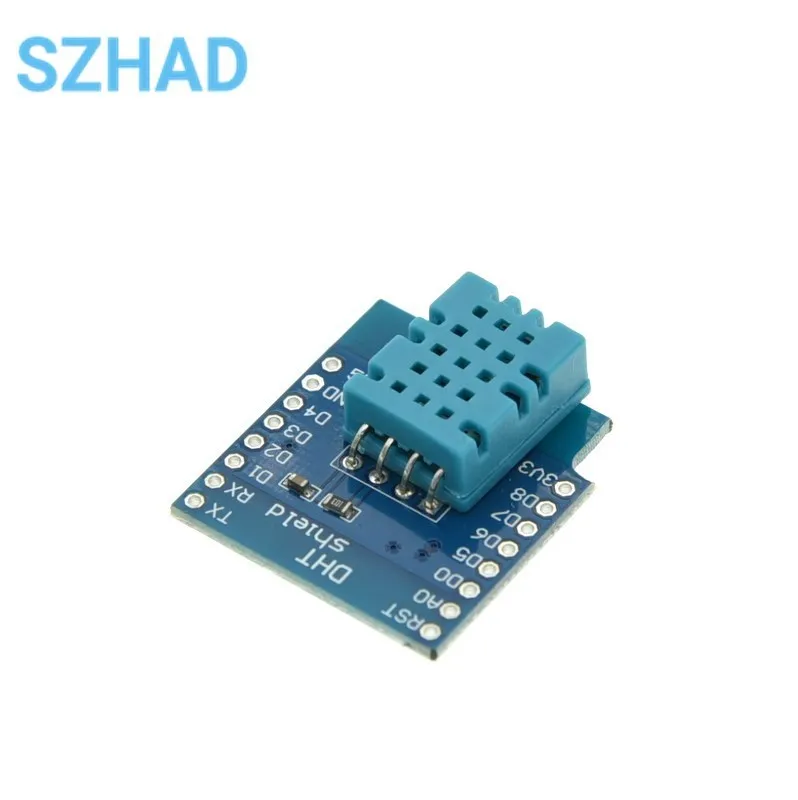 DHT Pro Shield para D1 Mini DHT11 Bus único Sensor Digital de temperatura y humedad para Arduino