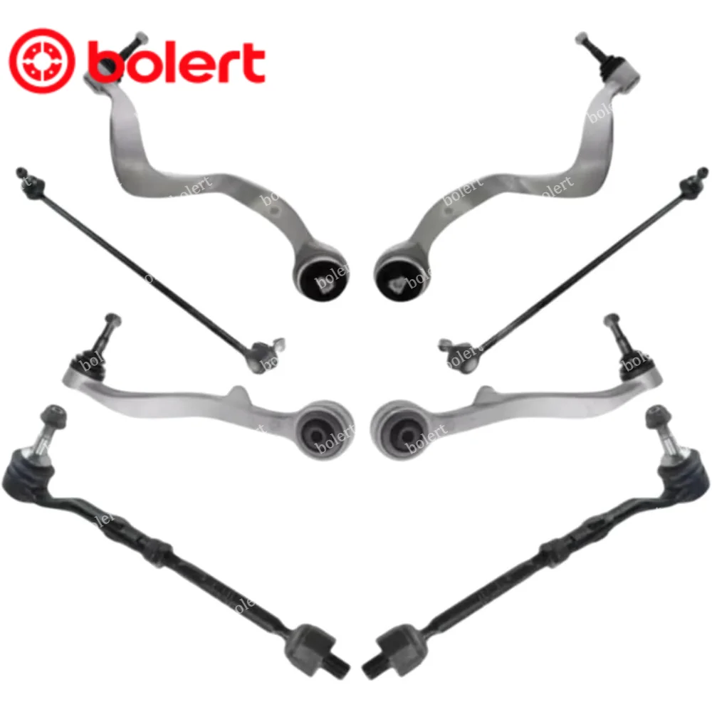 8PCS Front Control Arm Kit for BMW 7 E65 E66 E67 745i 745Li 750i 750Li 760i 760Li 31126774831 3112677832 31126777939 31126777940