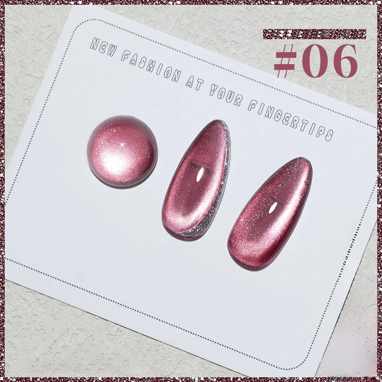 MIANEL 12ML 1-6 szt. Lakier do paznokci żelowy efekt kociego oka w kształcie kwiatka, satynowy, nowość 2025, nude, szklane koraliki, lakier do paznokci z efektem kociego oka, fioletowe paznokcie