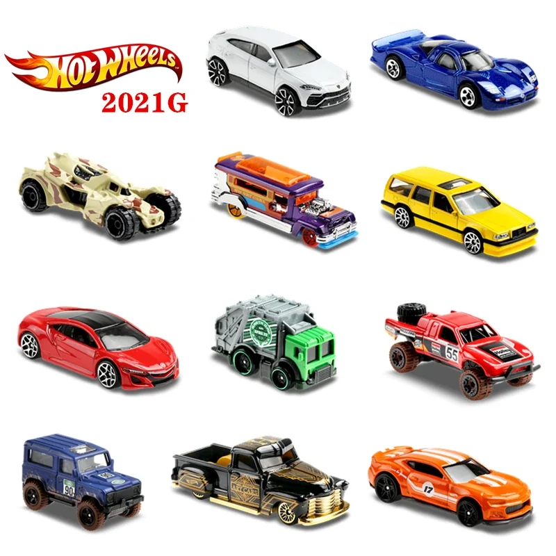 2021G Hot Wheels Original Metal Die-Casting Sports Car Toy Collection Gift Mini Simulation Racing Model