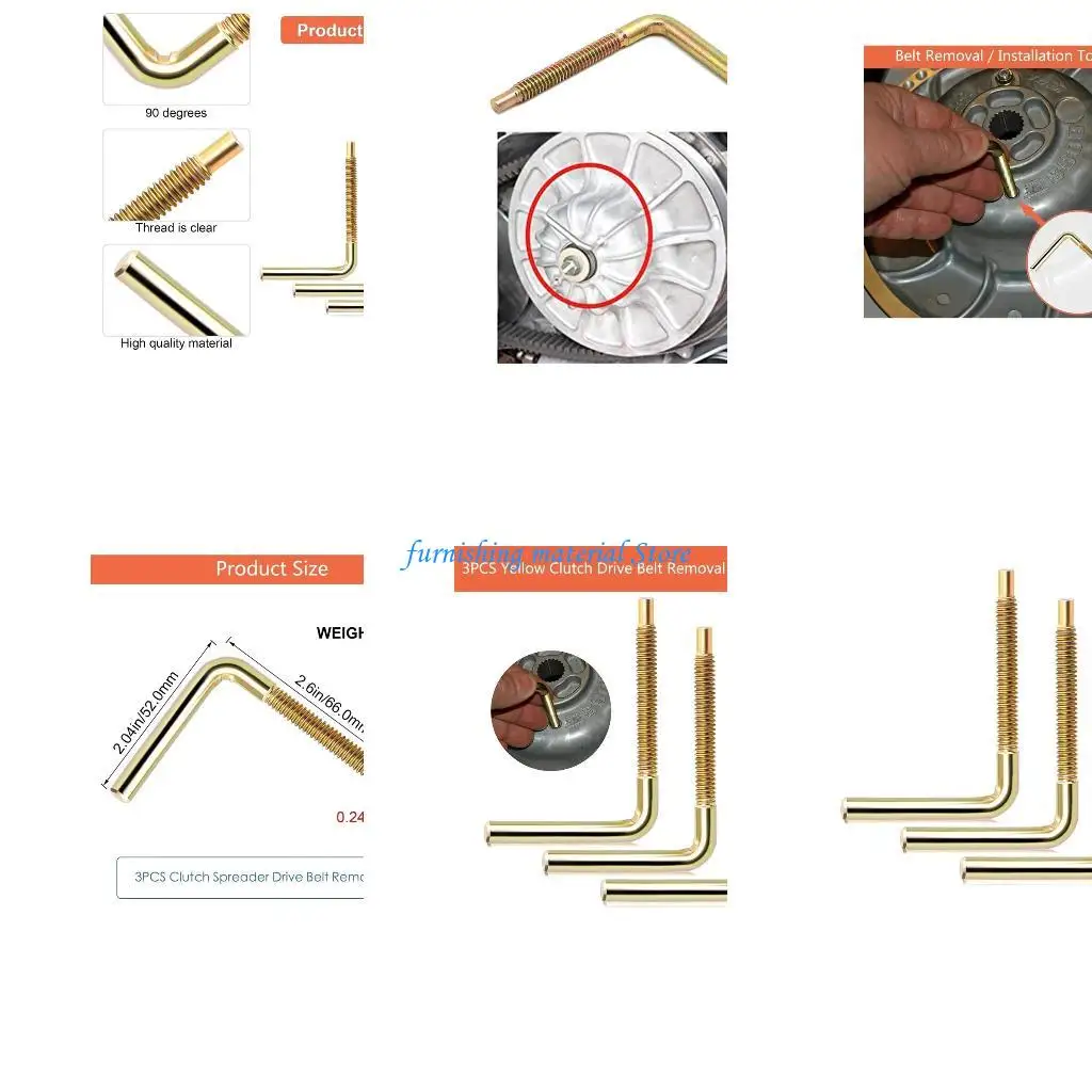 

Y5GD Motorcycle Repair Tools Clutch-Spreader Drive Belt 2875911 For XP 1000 Tools