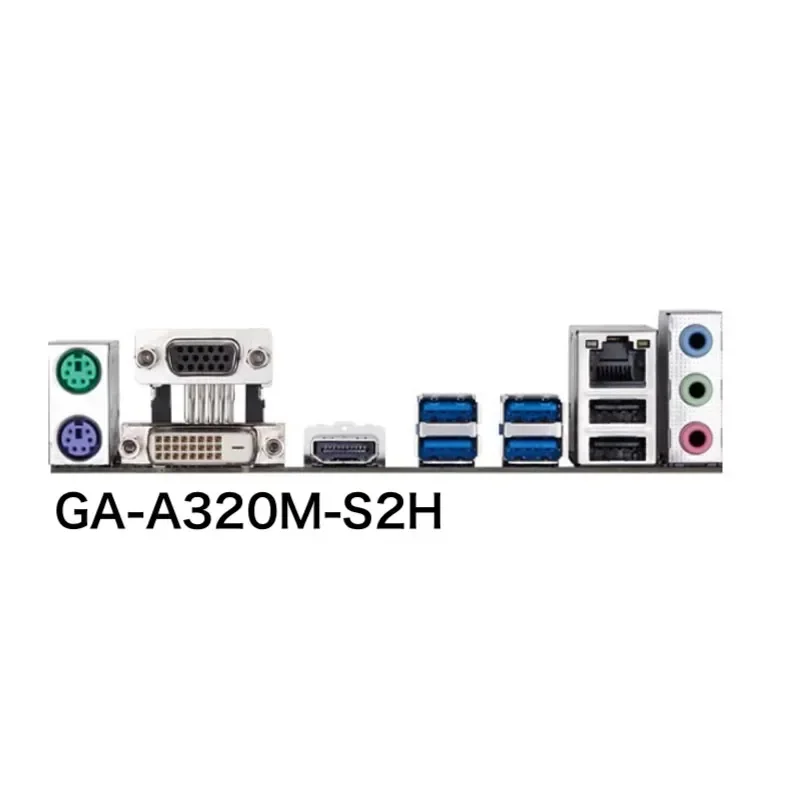 For Gigabyte GA-A320M-S2H Motherboard 32GB DDR4 Socket AM4 Micro ATX Mainboard 100% Tested OK Fully Work Free Shipping