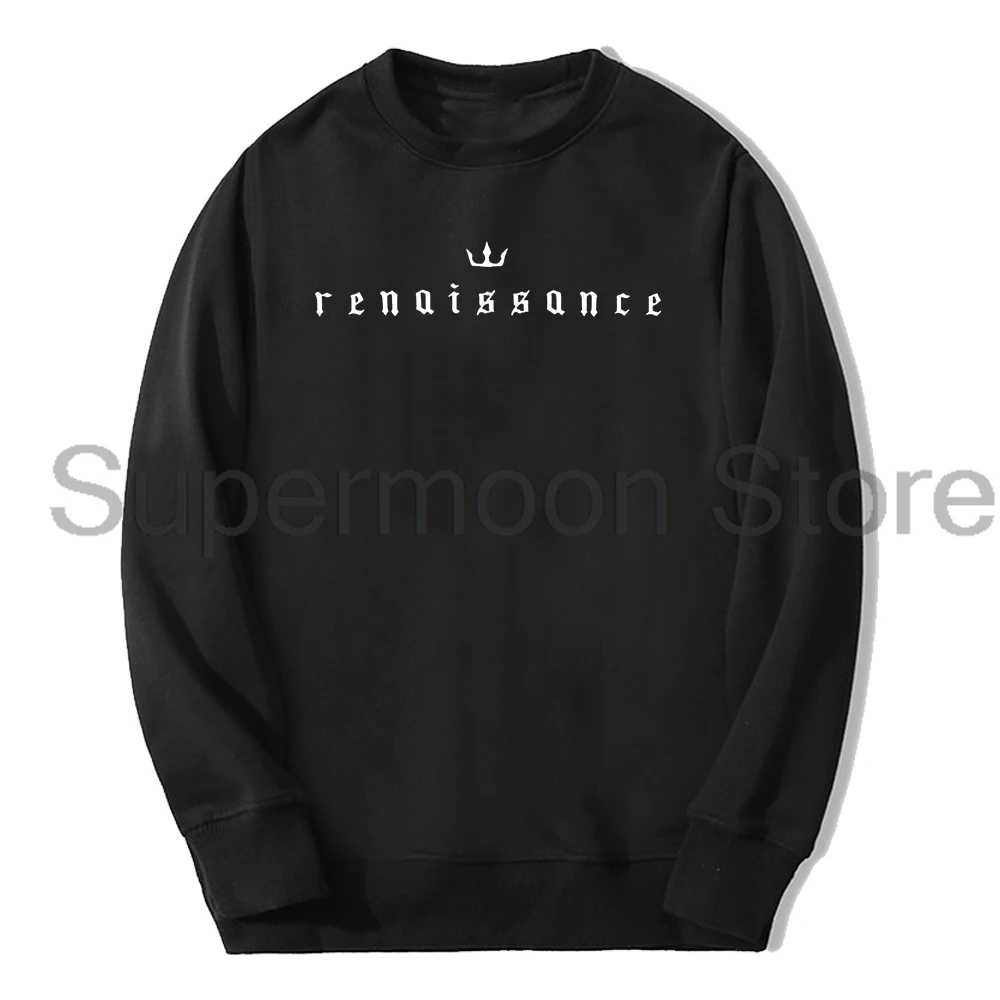 Apashe Renaissance Merch Unisex Crewneck Long Sleeve Streetwear Women Men Sweatshirts Hip Hop Clothes