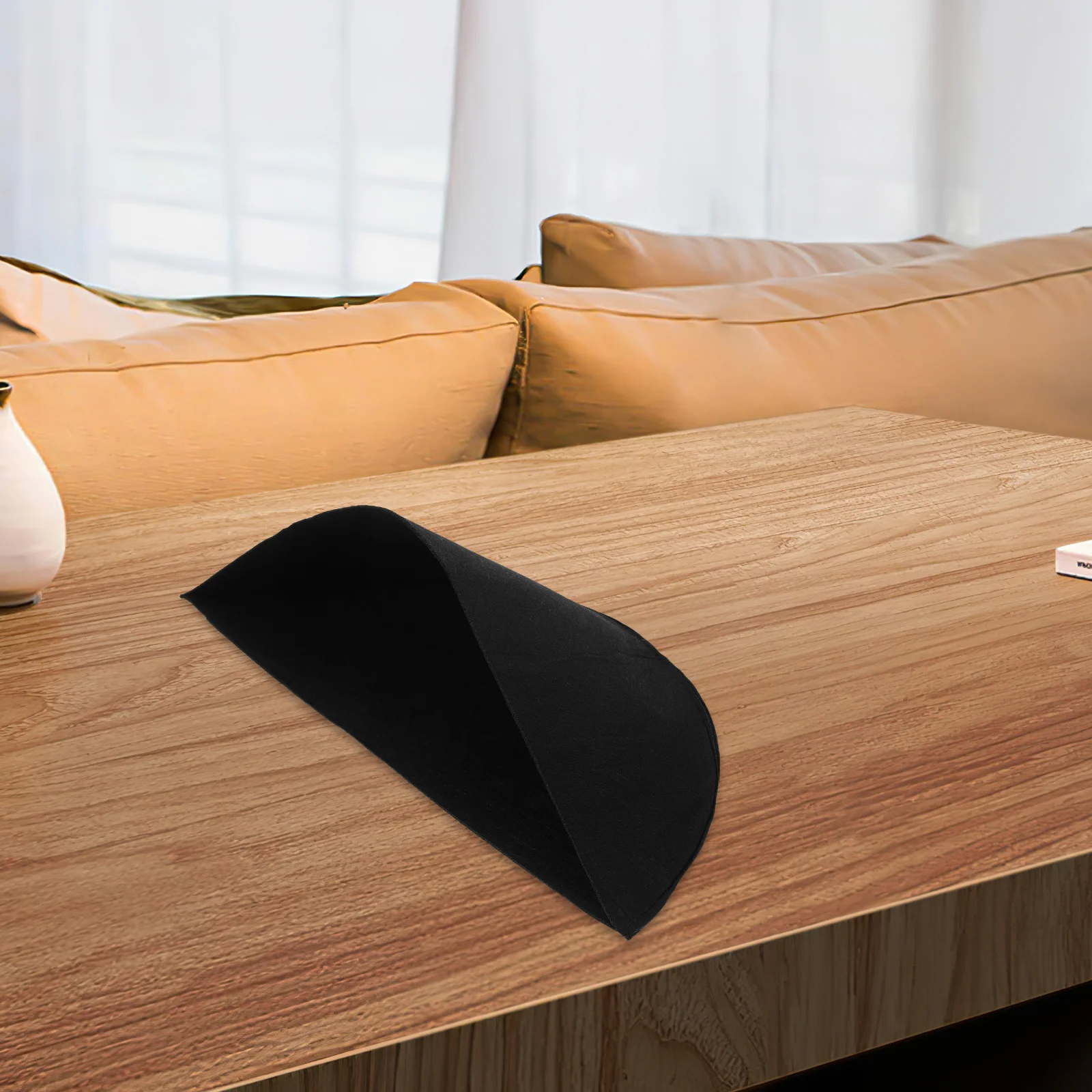 

3Pcs Round Felt Planter Liners Fabric Plant Basket Liner Anti-Slip Protection for Various Baskets Indoor Outdoor