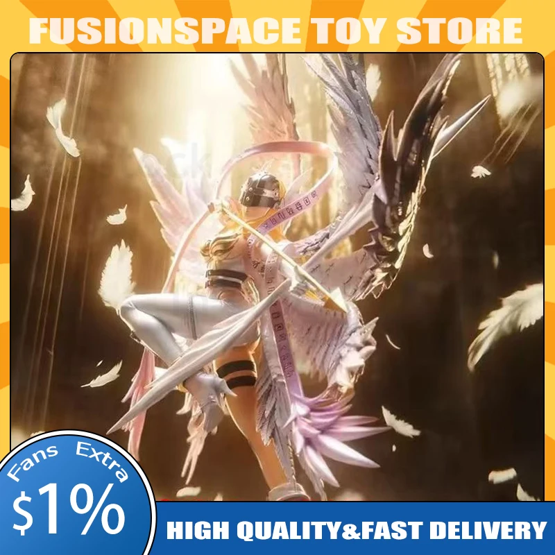 

Digimon Adventure Figure Angewomon Figures Archery Angewomon Figurine Doll Statue Collection Model Kids Customized Toy Gifts