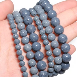 6/8/10mm Blue Coral Beads Natural Stone Round Loose Spacer Beads for Jewelry Making Supplies DIY Charms Bracelets Accessories