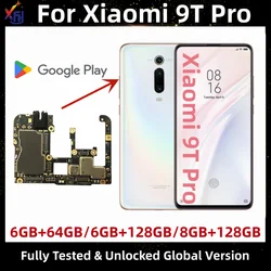 Motherboard for Xiaomi Mi 9T Pro, 64GB, 128GB ROM, Unlocked Mainboard, with Google Playstore Installed, Global Version