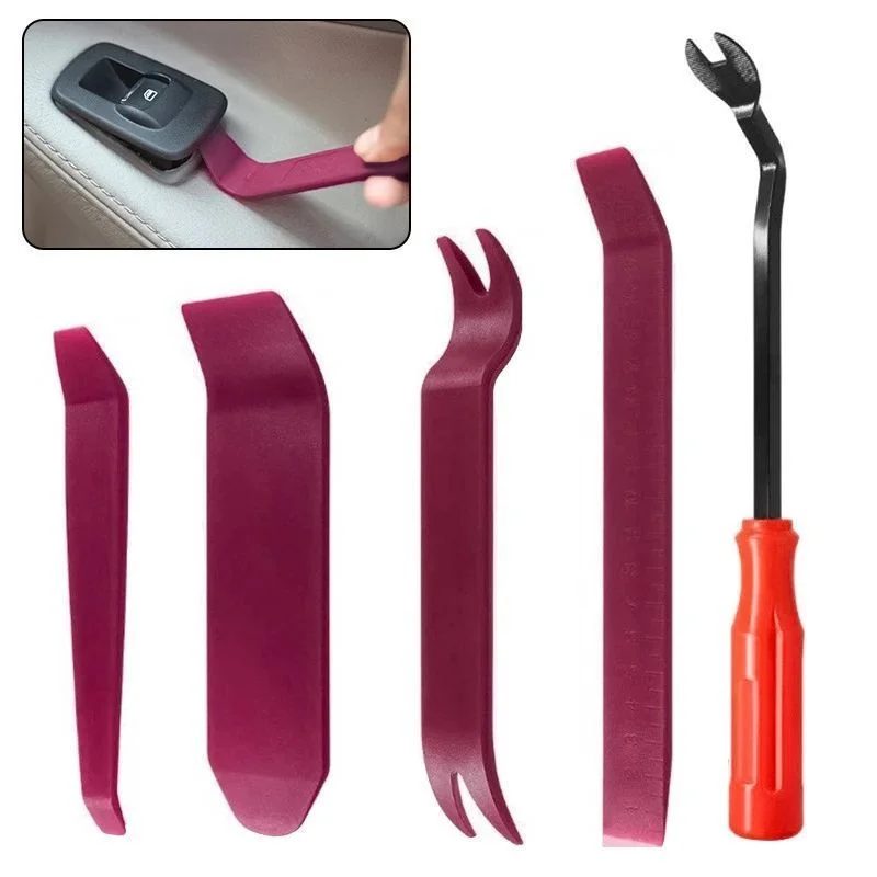 Auto Door Clip Panel Trim Removal Tools Kits Navigation Blades Disassembly Plastic Car Interior Seesaw Conversion Repairing Tool