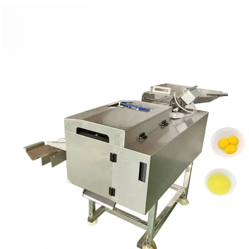 Deposit Automatic Small Egg Knocker and Separating Machine Stainless Steel Egg Yolk Separator for Liquid Egg