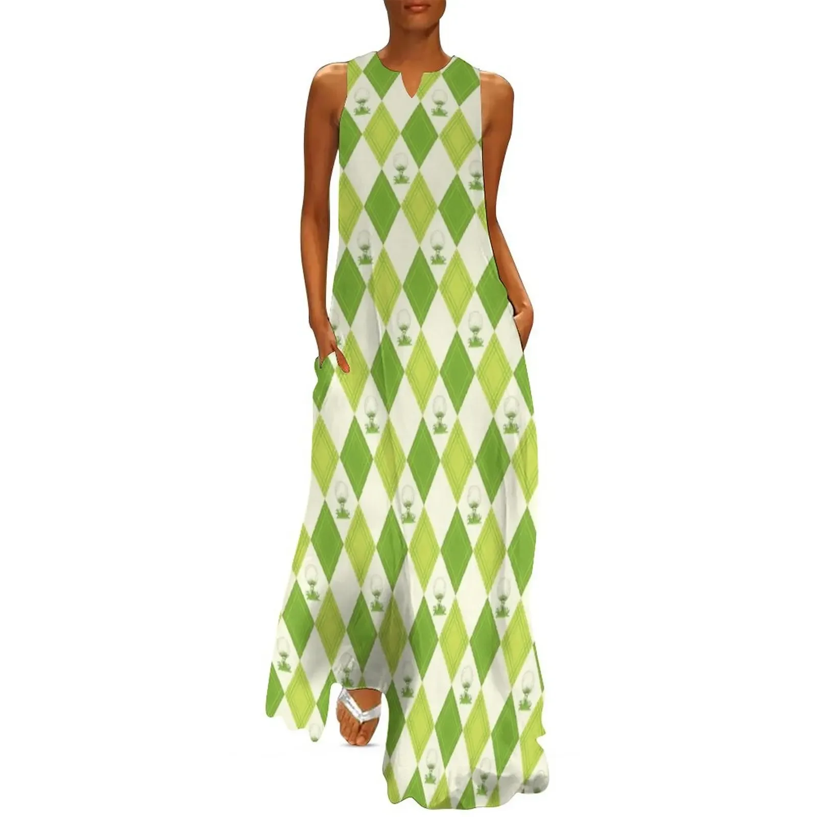 

Golf pattern 10 Long Dress woman dress beach outfits for women dresses summer Dress