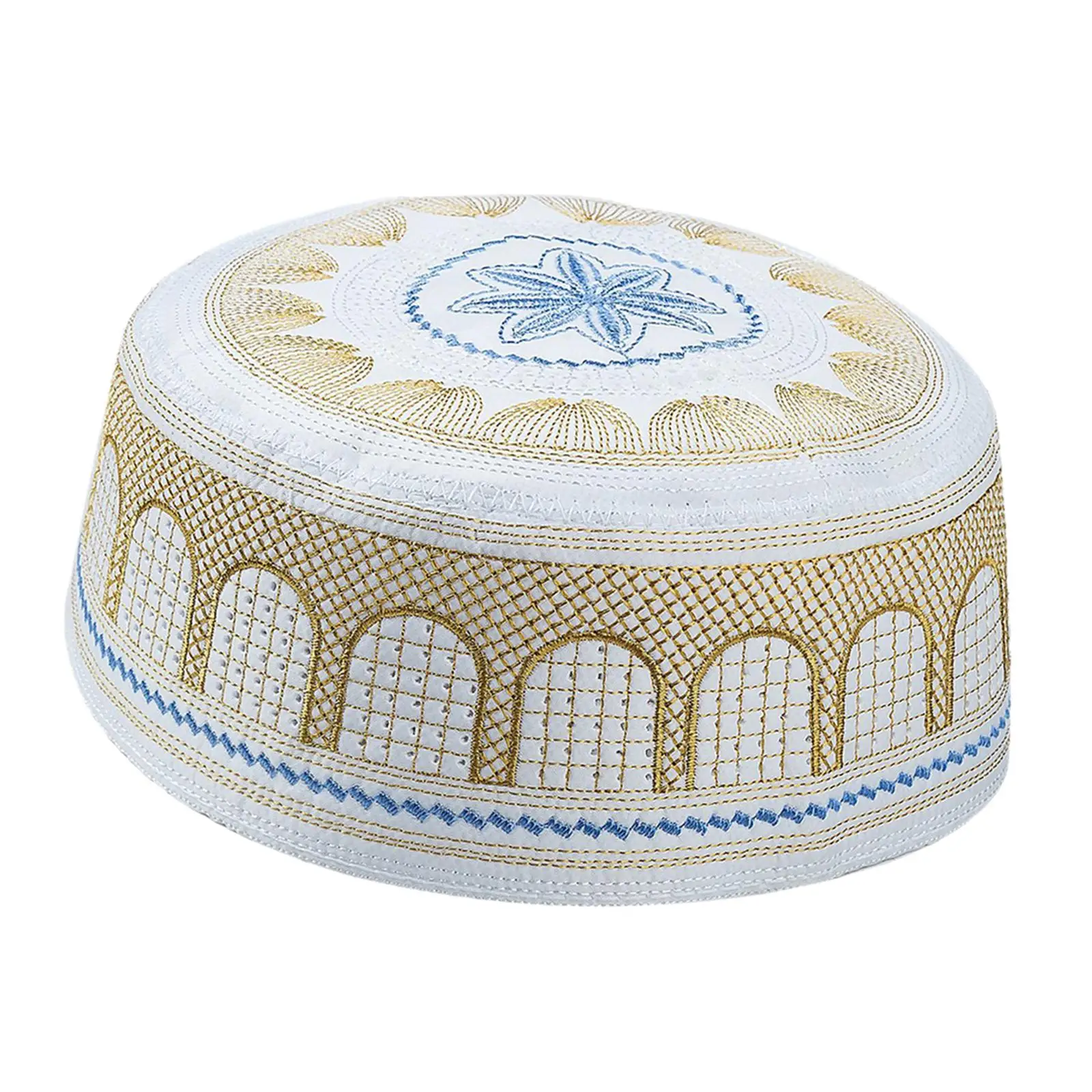 

Muslim Islamic Hat for Men Embroidered, Convenient for 58cm Muslim Headscarf.
