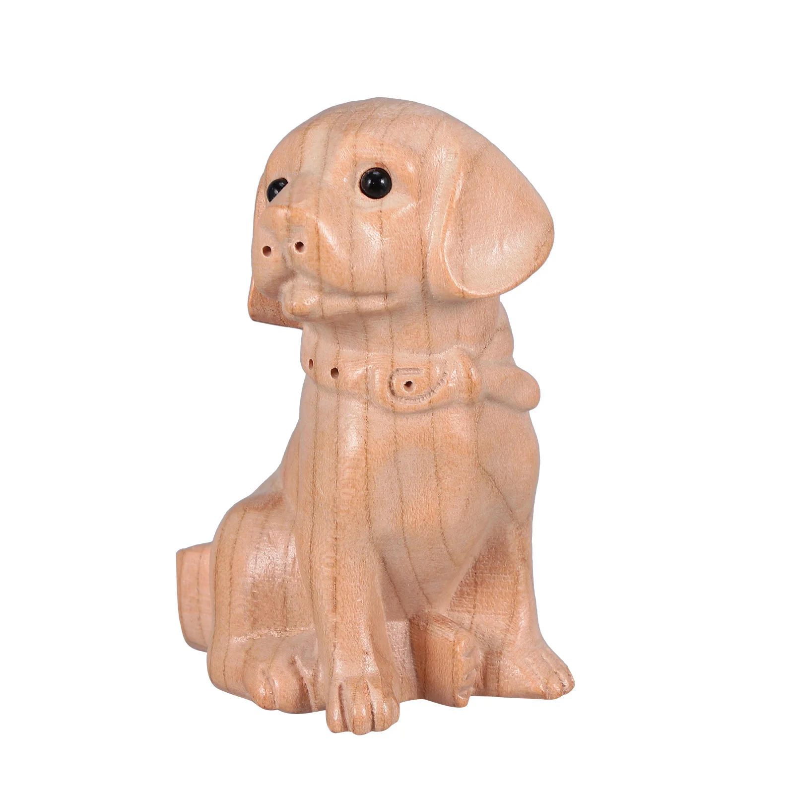 

Wooden Carving Dog Statue Fine Craftsmanship Home Office Decor Carved Animal Ornament Chinese Wood Carving Sculpture Crafts Home