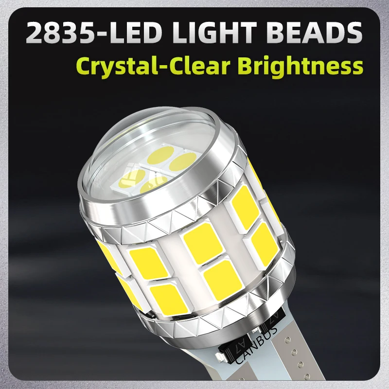 Jiachi 50pcs Super Bright W16W T15 LED Bulbs Canbus Car Lights 2835SMD No Error For Rear Backup Reverse Lamps Tail Signal 12V