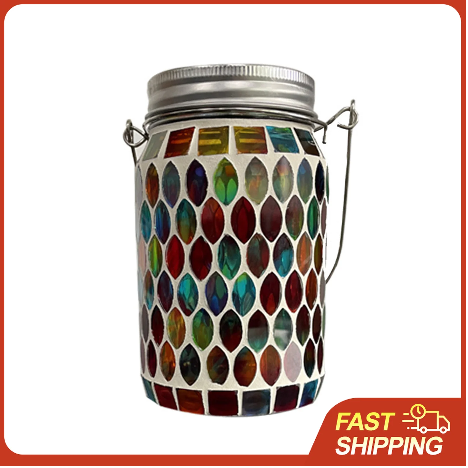 

Уличные солнечные фонари-светильники: Декоративные мозаичные подвесные фонари-банки, садовые светильники для дорожек, ландшафтные водонепроницаемые лампы для газонов