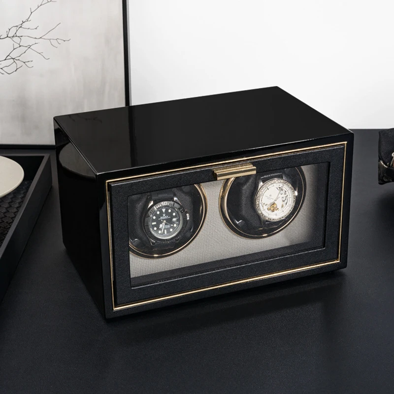 

Luxury Watch Winders Automatic Rotary Watches Winding Device Mechanical Wrist Watch Rotator Box Men Watches Storage Boxes