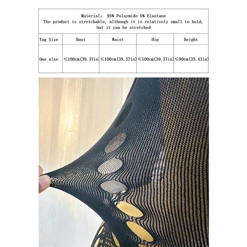 1PC Women Fishnet Cover Up Without Bikini Sexy Lingerie See Through Hollow Out Bodycon Dress Beachwear HD283