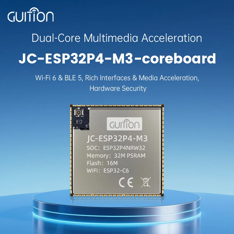 ESP32P4+ESP32-C6 Core Board ESP32P4 Minimum System Board ESP32-P4