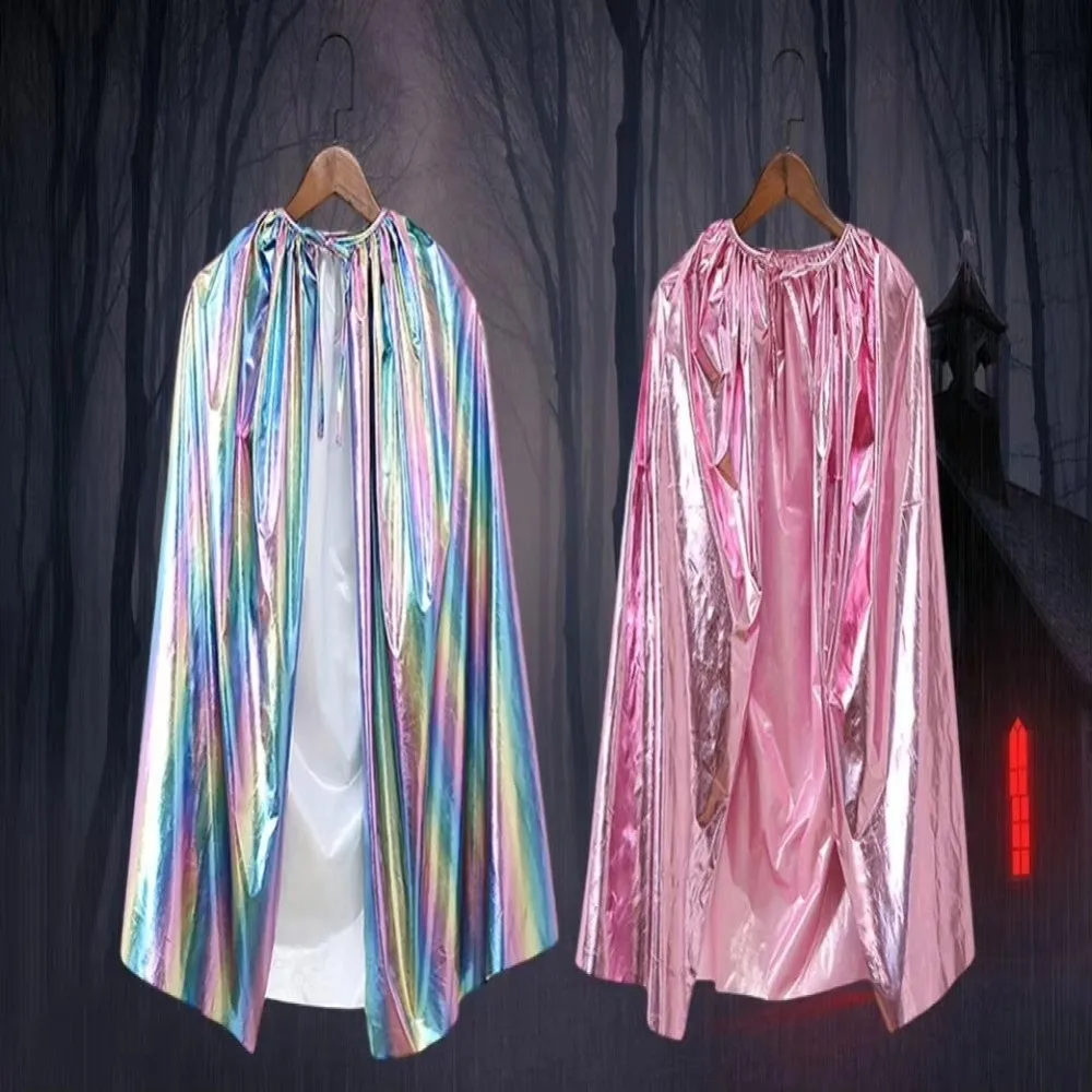 

Многоцелевой плащ в стиле панк, платье для ночного клуба, бара, карнавальный костюм на Хэллоуин, детская накидка, реквизит, длинные халаты ведьм на Хэллоуин