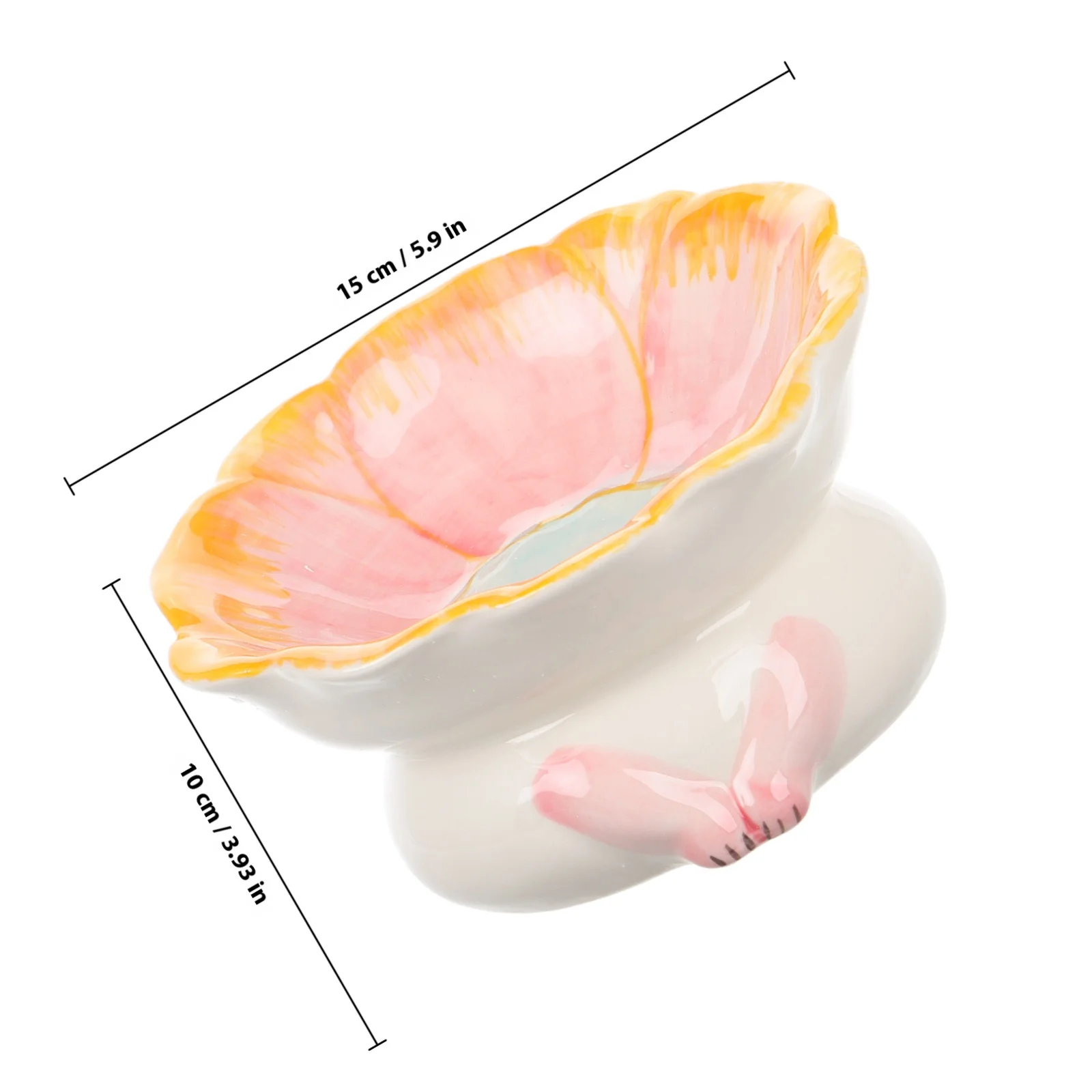 Earring Dish Food Serving Plate Ceramic Cute Candy Jar Dinner Fruit Tray Dessert Jewelry