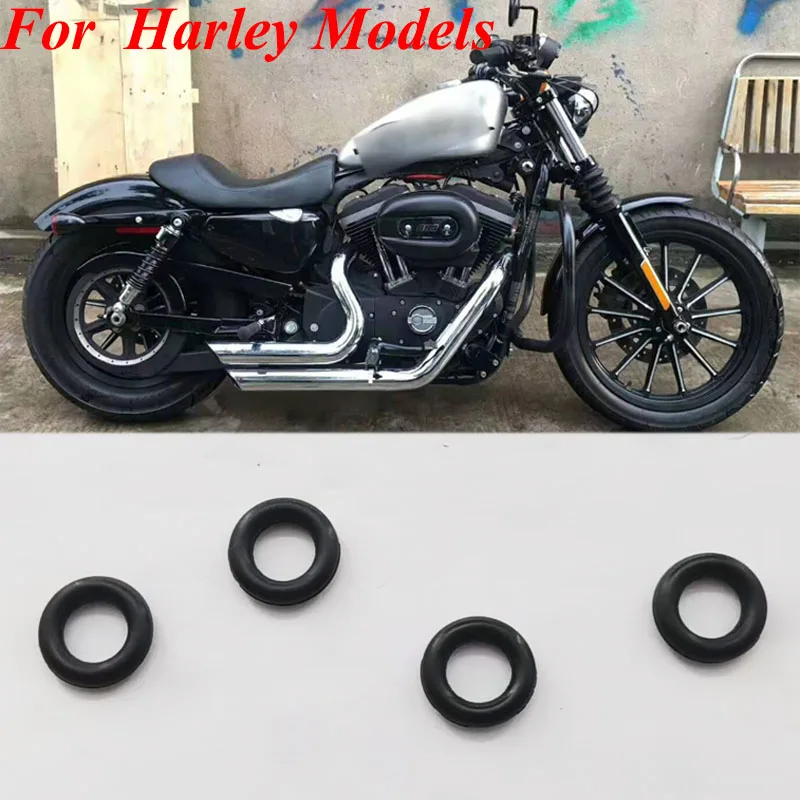 

Комплект из 4 резиновых уплотнительных колец (O-Ring) для сливной пробки масляного бака мотоцикла, автомобильных уплотнений и крышек воронок, 11105, для Harley