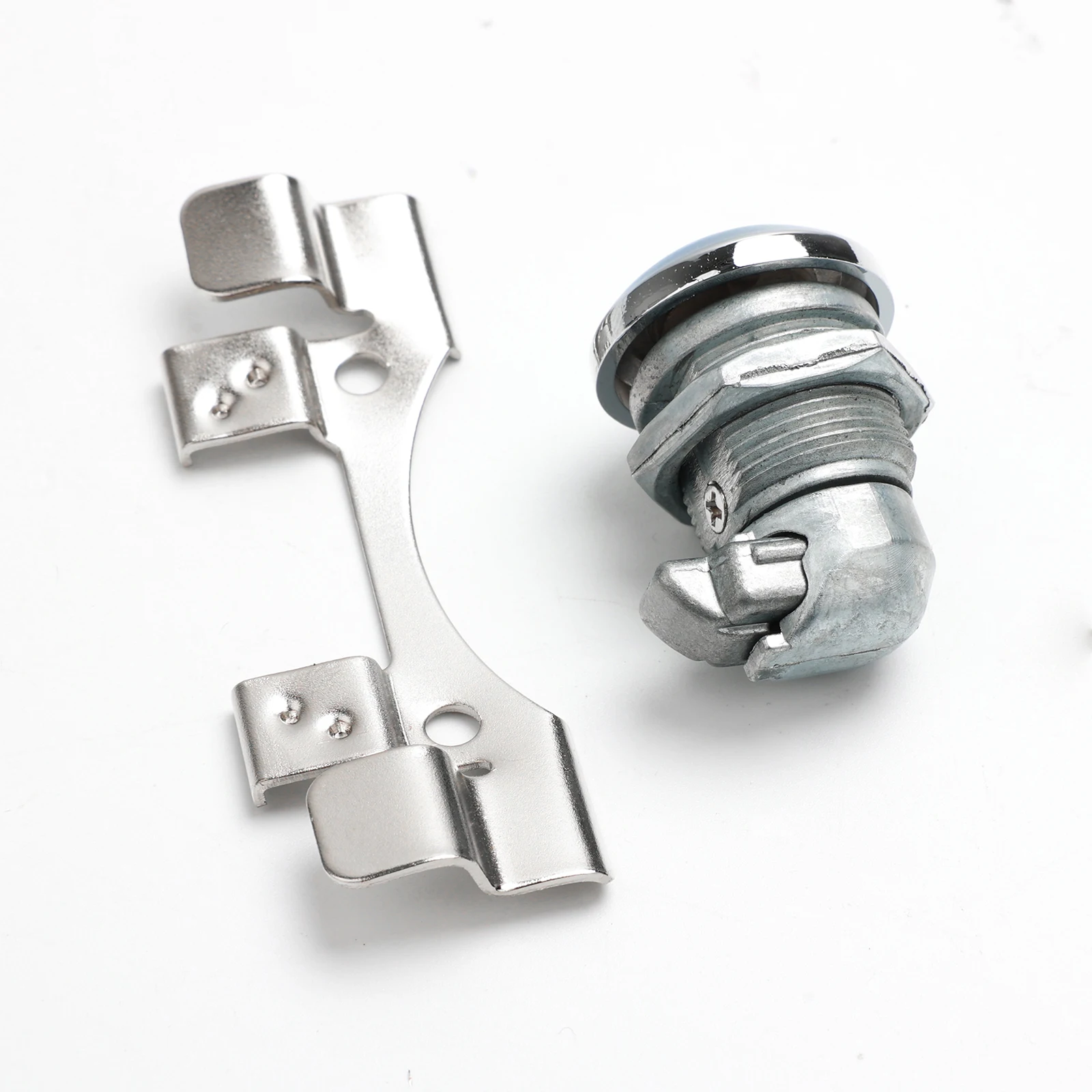 Motorcycle Push Button Fuel Door Latch For Harley Electra Glide 1992-2024 Motorcycle Chrome Oil Cap Tank Push - view 2