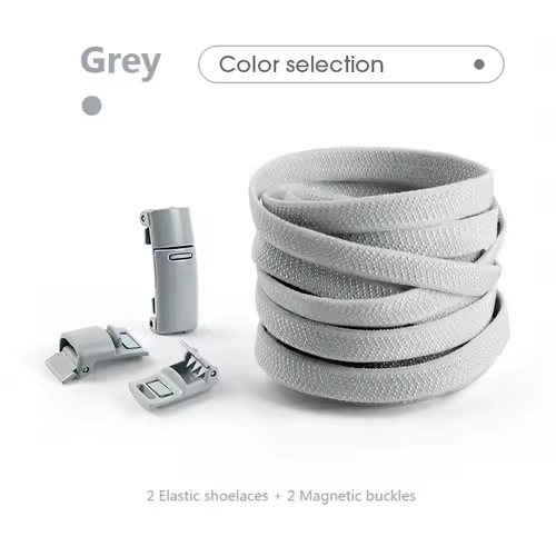 Magnetic Lock Shoelaces without ties Colorful Elastic Laces Sneakers No Tie Shoe laces Kids Adult Flat Shoelace Rubber Bands - Image 18