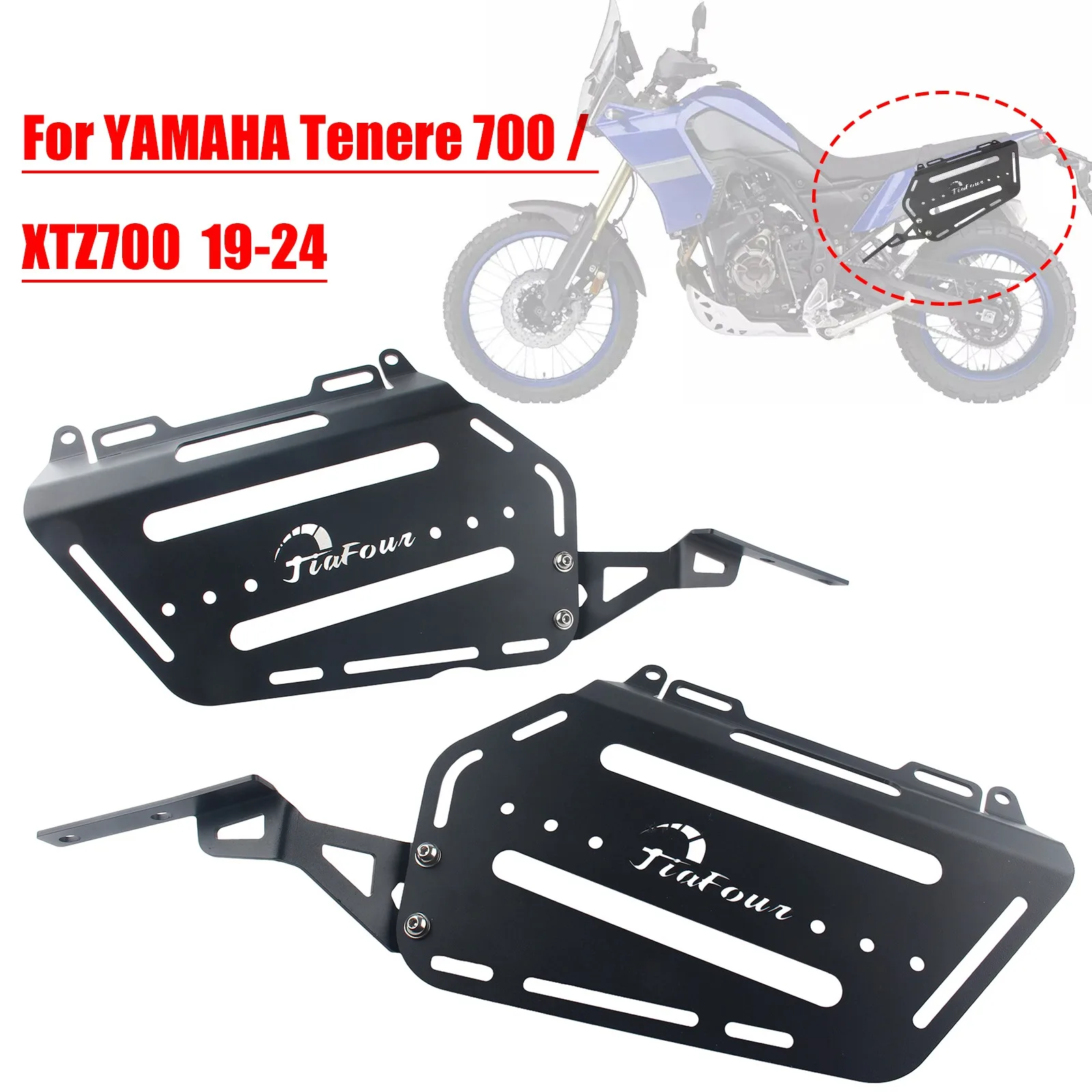 

Motorcycle Side Saddle Bag For YAMAHA Tenere 700 XTZ700 19-24 Left Right Side Trunk Bag Support Bracket Side Trunk Bag Holder