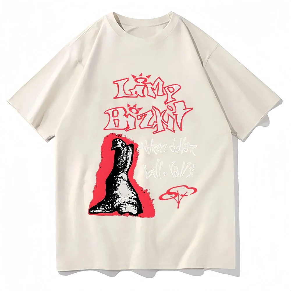

Модная футболка с графическим принтом Limp Bizkit Band в стиле хип-хоп для мужчин и женщин, хлопковая футболка с короткими рукавами, повседневные уличные футболки, топы