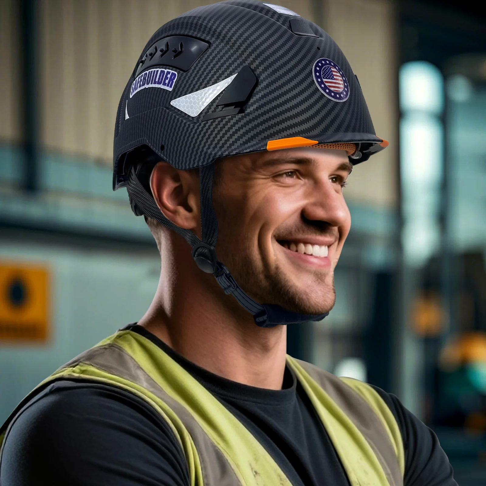 Adjustable Ventilation CE EN397 Industrial Safety Hardhat Construction Helmet for Men And Women