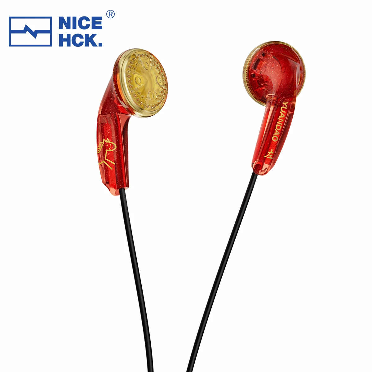 NICEHCK 10th Anniversary Edition Earbud 15.4mm DD PET Diaphragm N52 Magnet ABS+PC Shell 3.5mm/Type-C Optional with HD Mic IEM