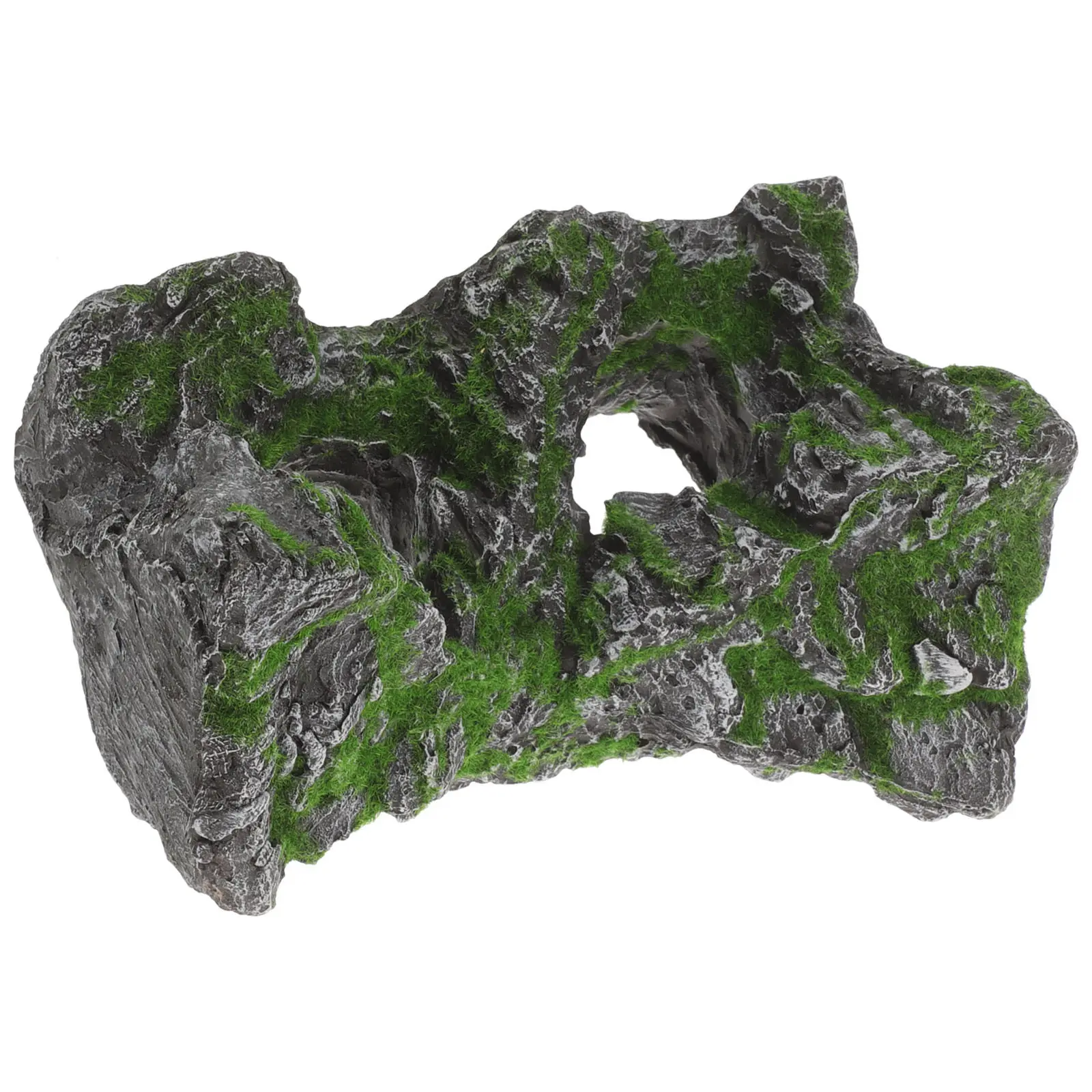 

Aquarium Rockery Ornament Fake Mountain for Fish Tank Decor Bonsai Micro Landscape Moss Terrarium Home Office Hotel Tea Room