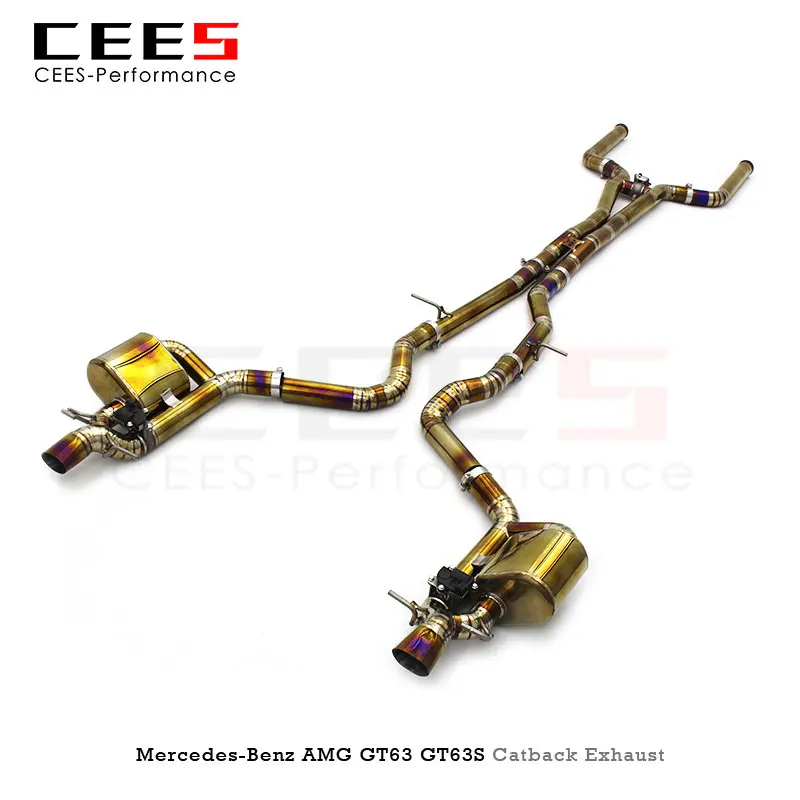 

CEES Catback Exhaust for Mercedes-Benz GT63/GT63S 4.0T 2019-2023 Tuning Performance Exhaust Pipe Muffler Escape