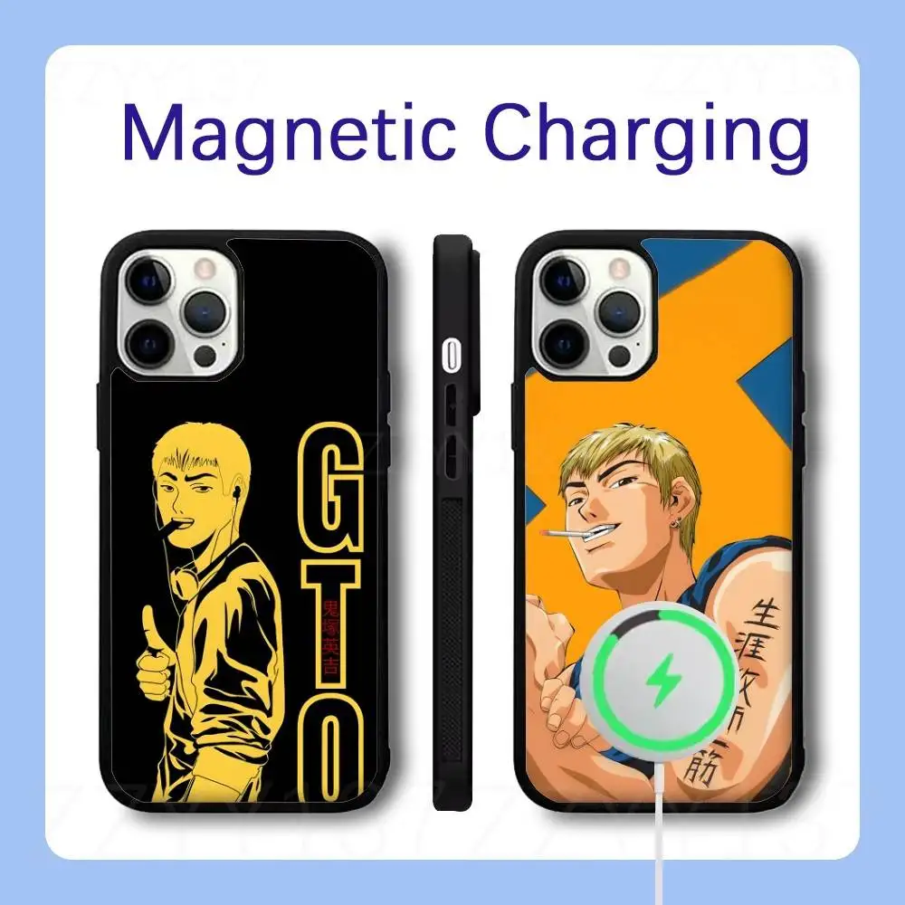 G-Great Teacher Onizuka GTO Phone Case For iPhone 18,17,16,15,14,13,12,Pro,Max,Plus Magnetic Wireless Charge Cover