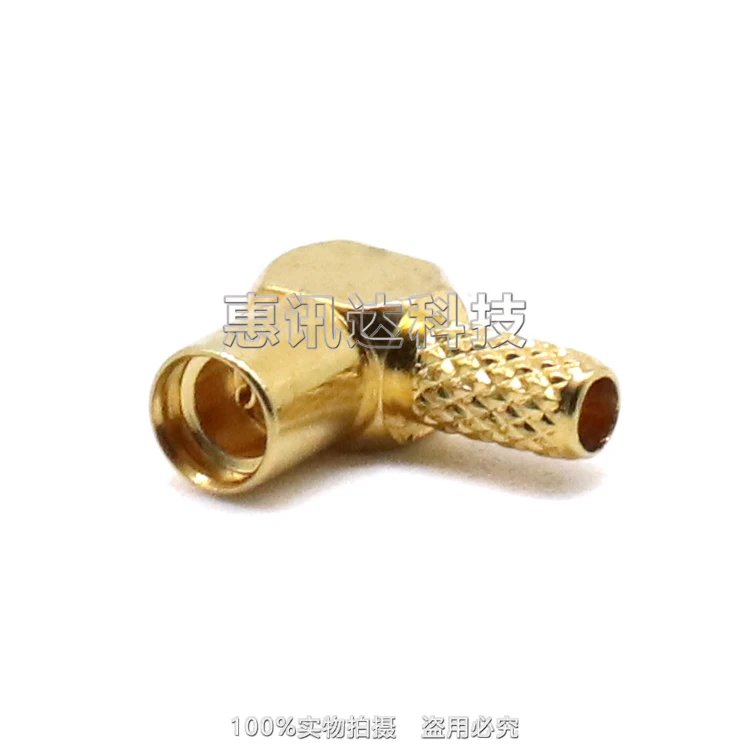 MMCX-C-KW3 RF connector MMCX-KW1.5 MMCX female elbow crimp 50-1.5 cable