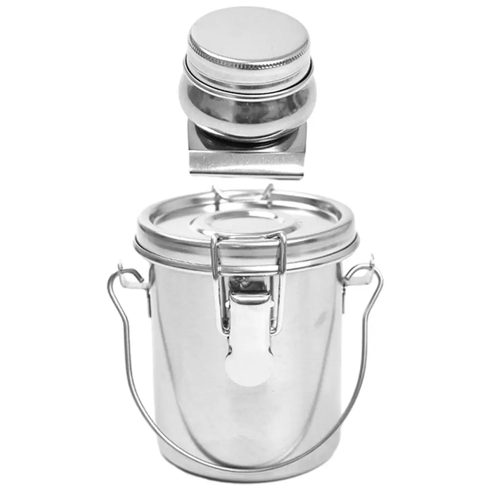 1Set Paint Brush Wash Bucket For Plein Air Painting Art Student Heavy Duty Stainless Steel Washer Double Layer