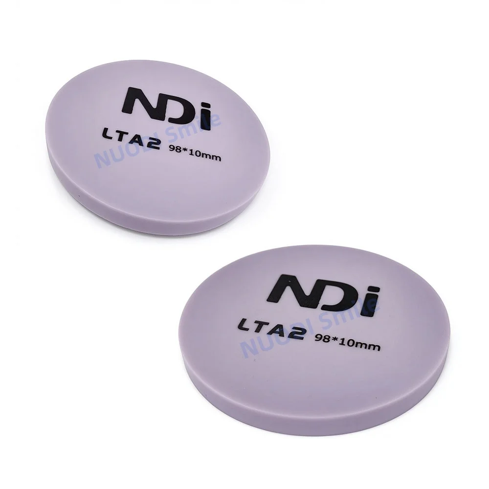 98mm NDI Dental Glass Ceramic Disc Lithium Disilicate Block 10-16mm for Sirona Cerec CAD/CAM Milling Dental Restoration Material