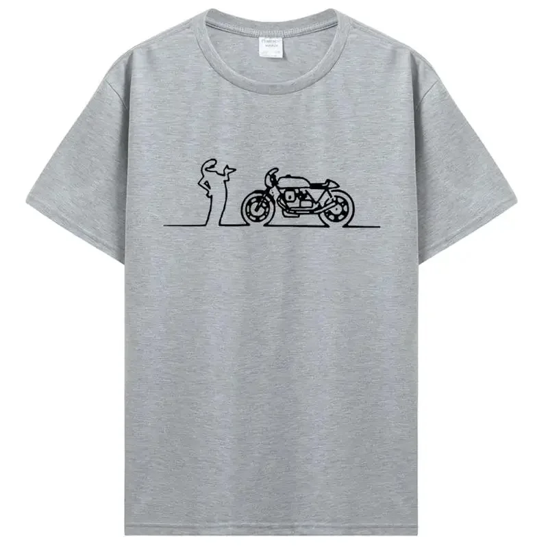 Men Women Moto Guzzi La Linea Guzzisti Nomads T Shirt Lineman TV Series Clothing Cotton Tees T-Shirt Hip Hop Tshirt Streetwear