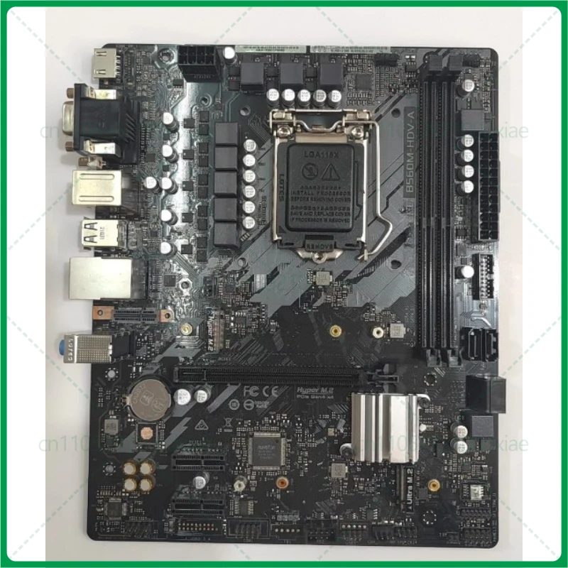 For ASRock B560M-HDV-A main board LGA1200 HDMI/VGA/DVI interface, supports 10th generation and 11th generation CPU