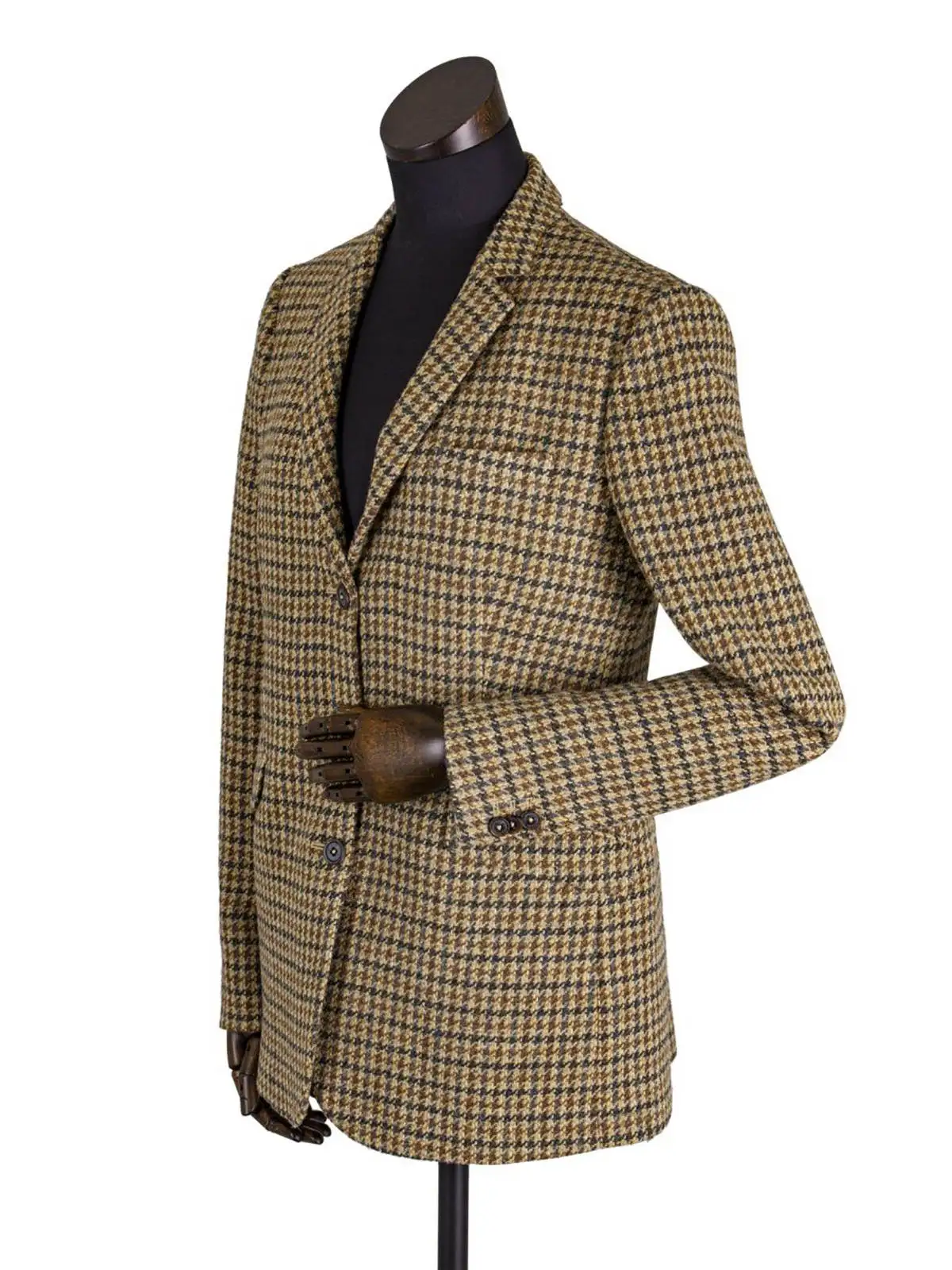 Tweed Plaid Vrouwen Blazer Slim Fit Custom Made Dames Smoking Trouwkleding Feest Prom Jack Eendelig