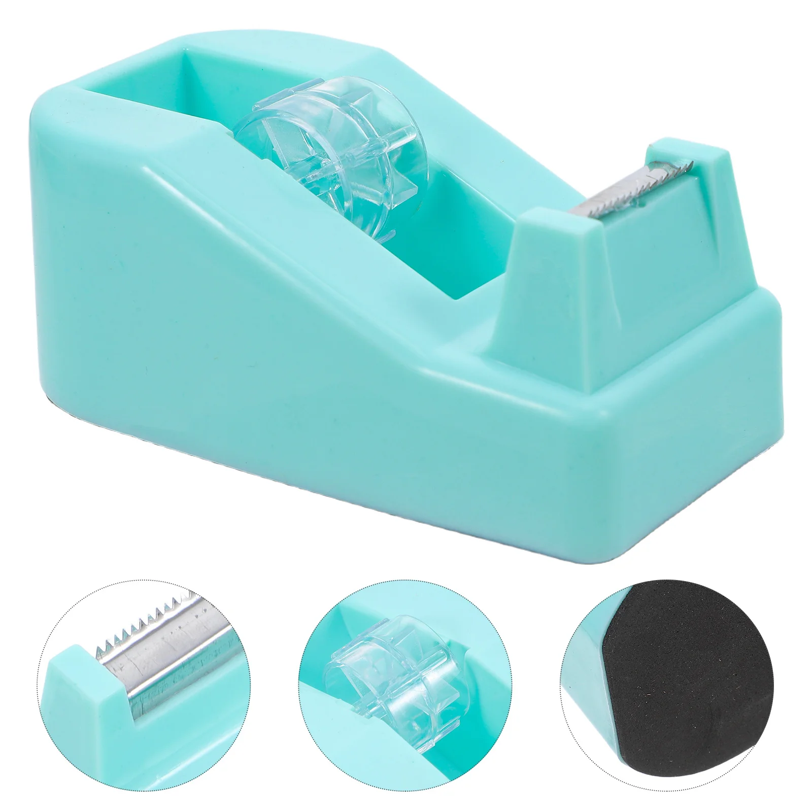 موزع قاطع سطح المكتب البلاستيكي الصغير للمكتب المنزلي، شفرة حادة قوية لتوفير المساحة، حامل شريط عملي للمكتب #1