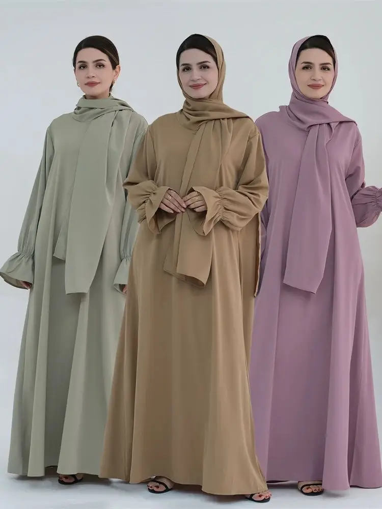 

Ramadan Eid Muslim Modest Abaya Dubai Turkey Islam Kaftan Dress Prayer Clothes For Women Robe Caftan Marocain Musulmane Vestidos