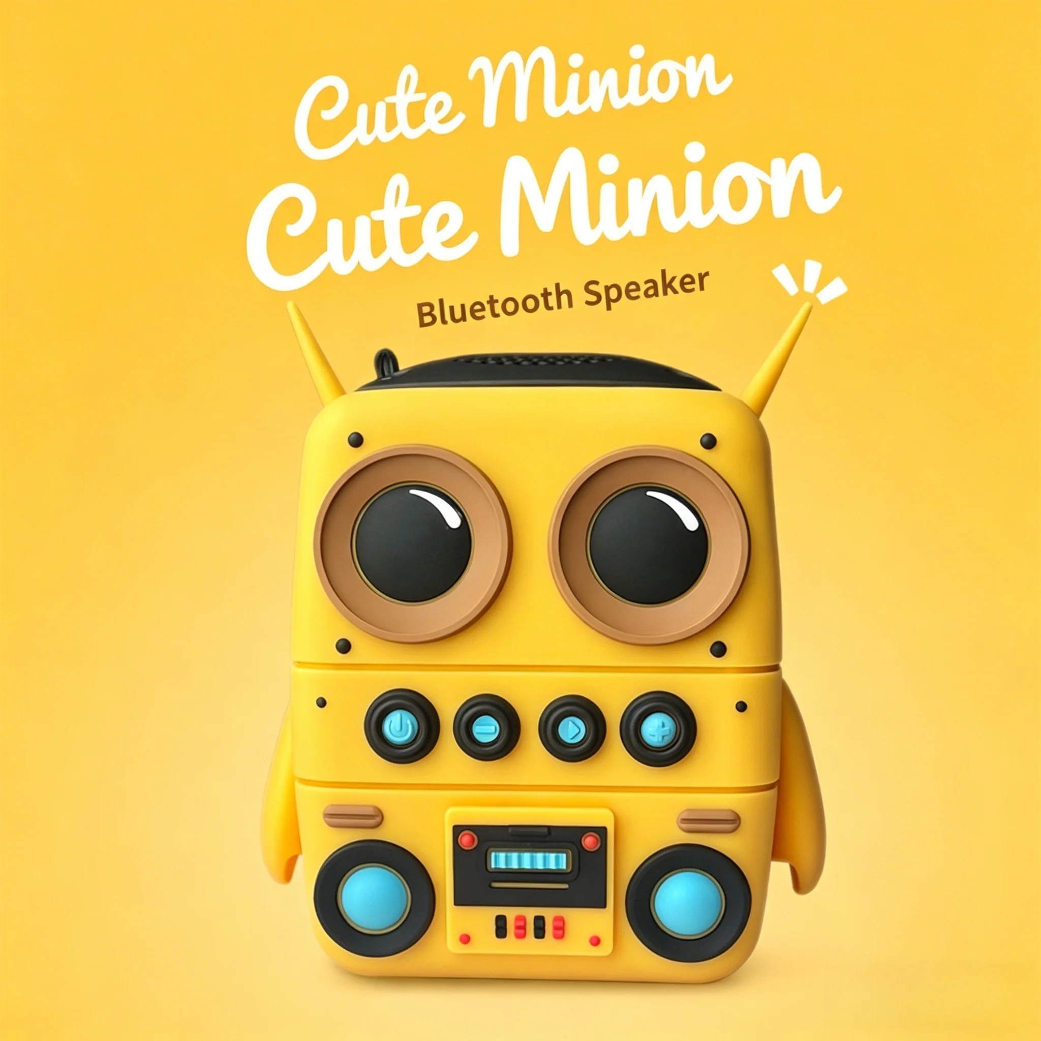 New Arrival TK200 Bluetooth Speaker, Cute ET Minion Design, 