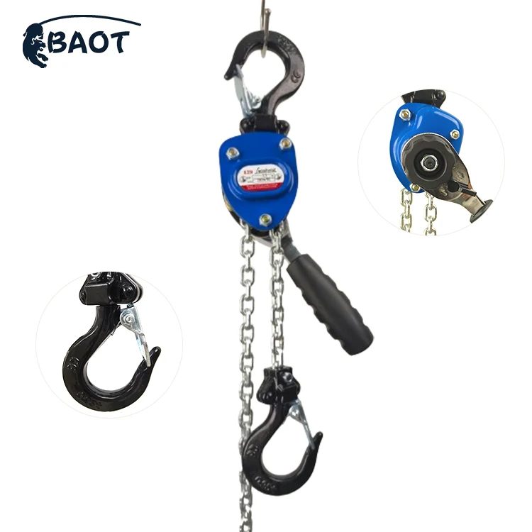 New 250KG Mini Lever Hoist Aluminum Body Portable Hand Chain Block DIY Home Repair Retail Narrow Space Working - view 3